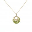 Peridot and Diamond Necklace