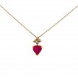 Ruby Heart Pendant