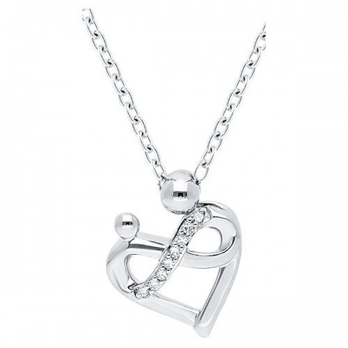 Mother and Child Heart Pendant