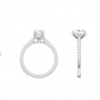 Round Engagement Ring
