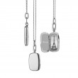 MRK Sterling Silver Slim Rectangle
