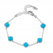 Samuel B. Sleeping Beauty Station Silver Bracelet
