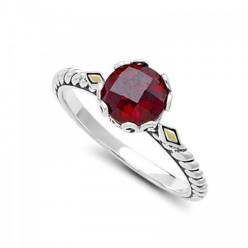 Samuel B. Garnet Birthstone Ring