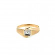 Estate Baby Diamond Signet
