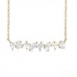 Multi Cut Diamond Fashion Necklace