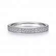 Micro Pave Diamond Wedding Band