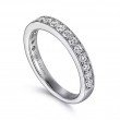 MicroPave Channel Diamond Wedding Band
