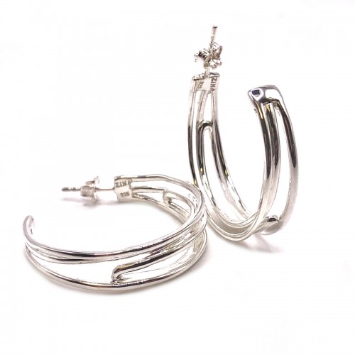 Wire Hoop Earrings