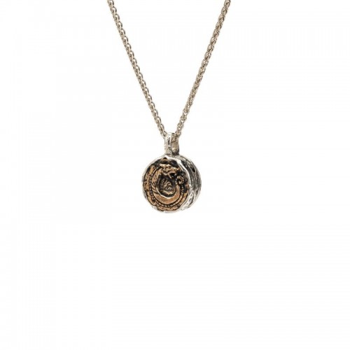 Petite Dragon Coin Pendant by Keith Jack