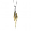 Diamond Leaf Pendant