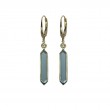 Hexagon London Topaz Earrings by Olivia B