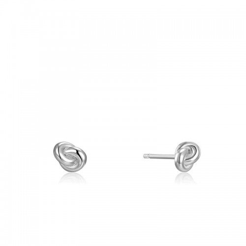 Ania Haie Silver Knot Stud Earrings