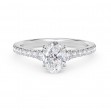 De Beers Forevermark Icon™ Setting Oval Diamond Engagement Ring