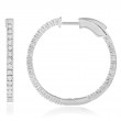 Diamond Hoop Earrings
