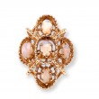 Estate Multi Opal Ring, 14K Yellow Gold