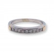 Estate Diamond Channel Set Wedding Band