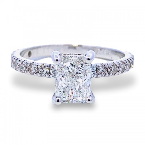Radiant Diamond Engagement Ring