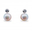 Pearl & Diamond Earrings