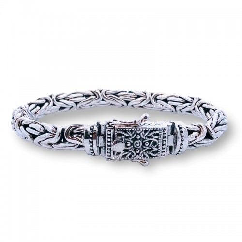 Men's Sterling Silver Weave Bracelet by Keith Jack