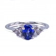 Tanzanite and Diamond Ring