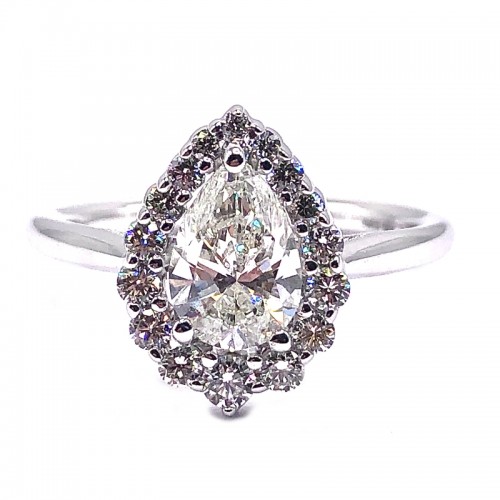 Pear Diamond Engagement Ring
