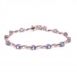 Aquamarine & Diamond Bracelet