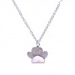 Diamond Paw Pendant