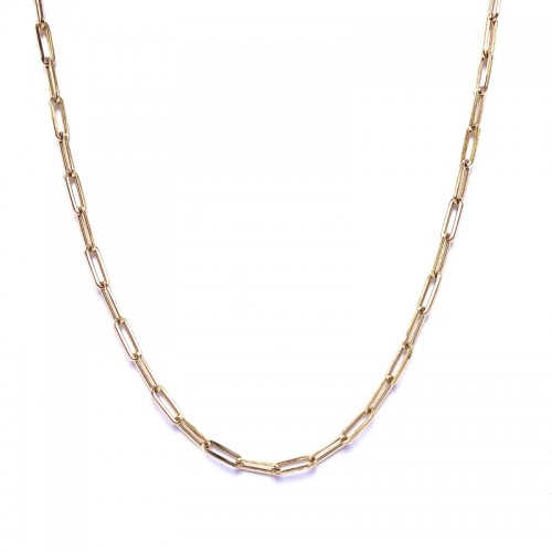 Gold Paperclip Chain