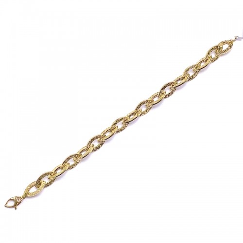 Carved Link Bracelet