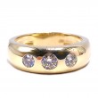 Mens 3 Diamond Ring