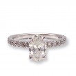 Oval Diamond Engagement Ring