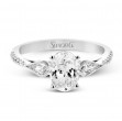 Simon G. Oval Engagement Ring
