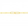 Paper Clip bracelet with Diamonds