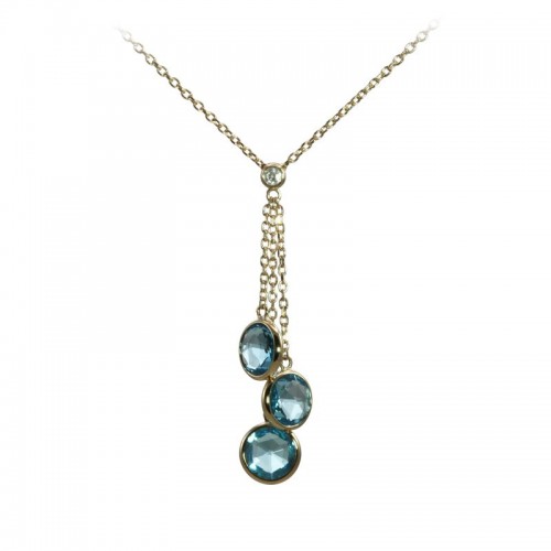 Swiss Topaz Pendant  by Olivia B