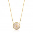 Ania Haie Mother of Pearl Emblem Necklace