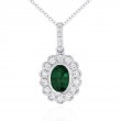 Emerald & Diamond Pendant