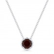 Garnet and Diamond Pendant