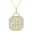 Diamond Starburst Pendant