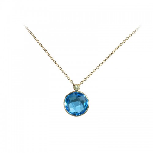 Swiss Topaz Pendant by Olivia B