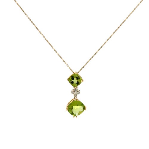 Periodt and Diamond Pendant