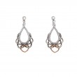 Heart Love Earrings by Keith Jack