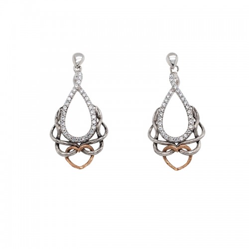 Heart Love Earrings by Keith Jack