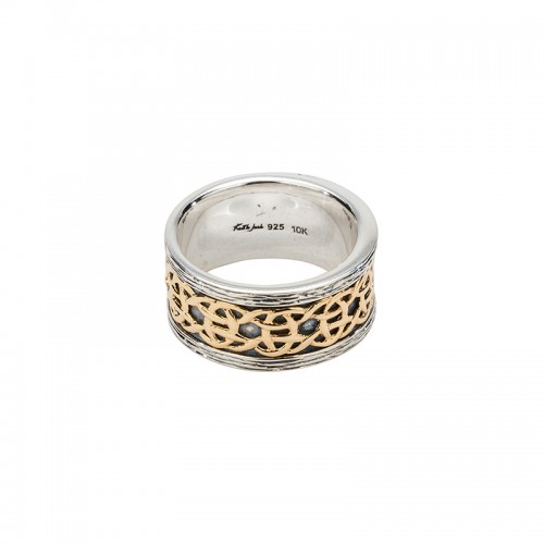 Barked Ring 'Scavaig' by Keith Jack