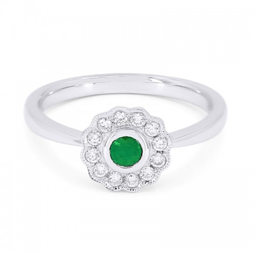 Emerald & Diamond Ring