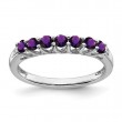 Amethyst & Diamond Ring