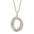 Diamond Oval Necklace