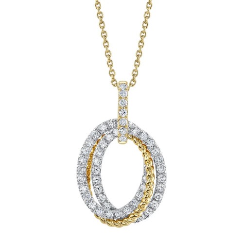 Diamond Oval Necklace