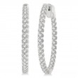 Diamond Hoop Earrings