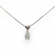 Pear Diamond Solitaire Pendant