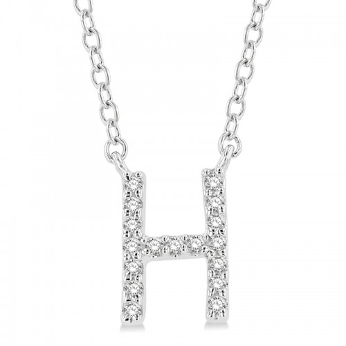 Diamond Initial Pendant
